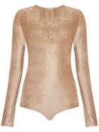 Lilly Sarti - Velvet Body - Women - Polyester/spandex/elastane - 36, Nude/neutrals, Polyester/spandex/elastane