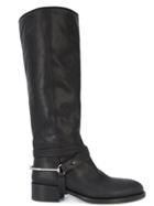 Chuckies New York Tall Flat Boots - Black