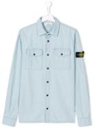 Stone Island Junior Buttoned Shirt - Blue