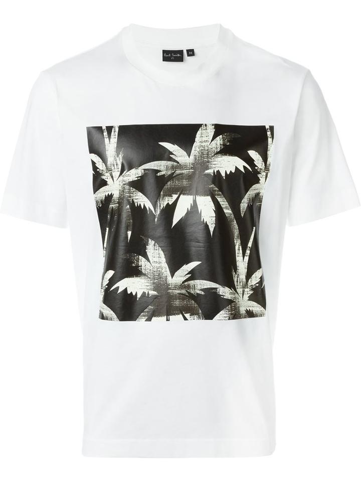 Ps By Paul Smith Palm Tree Print T-shirt