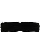 Bouguessa Velvet Twist Headband - Black