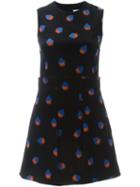 Victoria Victoria Beckham Strawberry Print Mini Dress