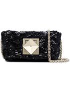 Sonia Rykiel Sequined Cross Body Bag, Women's, Black