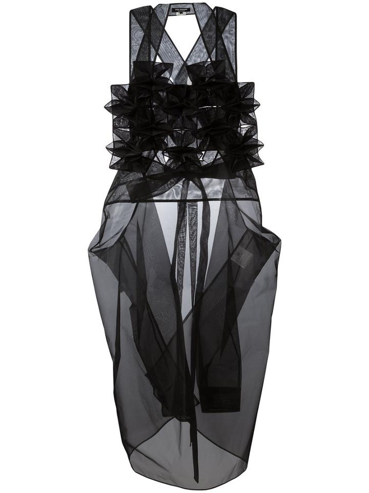 Junya Watanabe Comme Des Garçons - Origami Panel Tunic - Women - Nylon - S, Black, Nylon