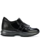 Hogan Fringe Detail Slip-on Sneakers - Black