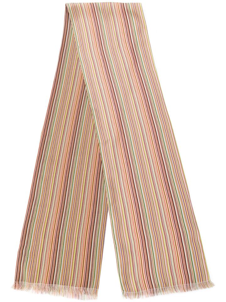 Paul Smith Signature Stripe Scarf - Nude & Neutrals
