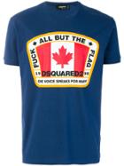 Dsquared2 All But The Flag T-shirt - Blue
