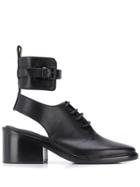 Ann Demeulemeester Cut Out Detailed Boots - Black