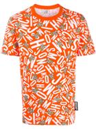 Moschino Logo-print T-shirt - Orange