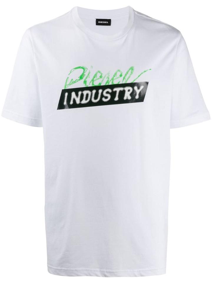 Diesel Industry Logo T-shirt - White