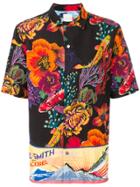 Paul Smith Floral Print Shortsleeved Shirt - Multicolour