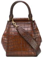 Max Mara Small Mock Tote Bag - Brown