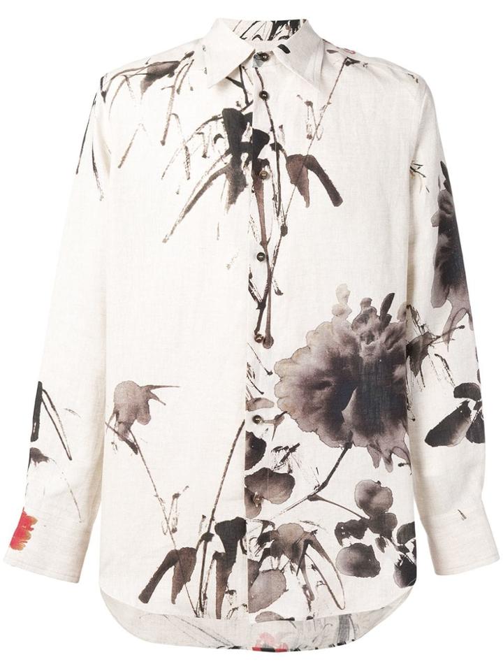 Vivienne Westwood Watercolour Print Shirt - Neutrals
