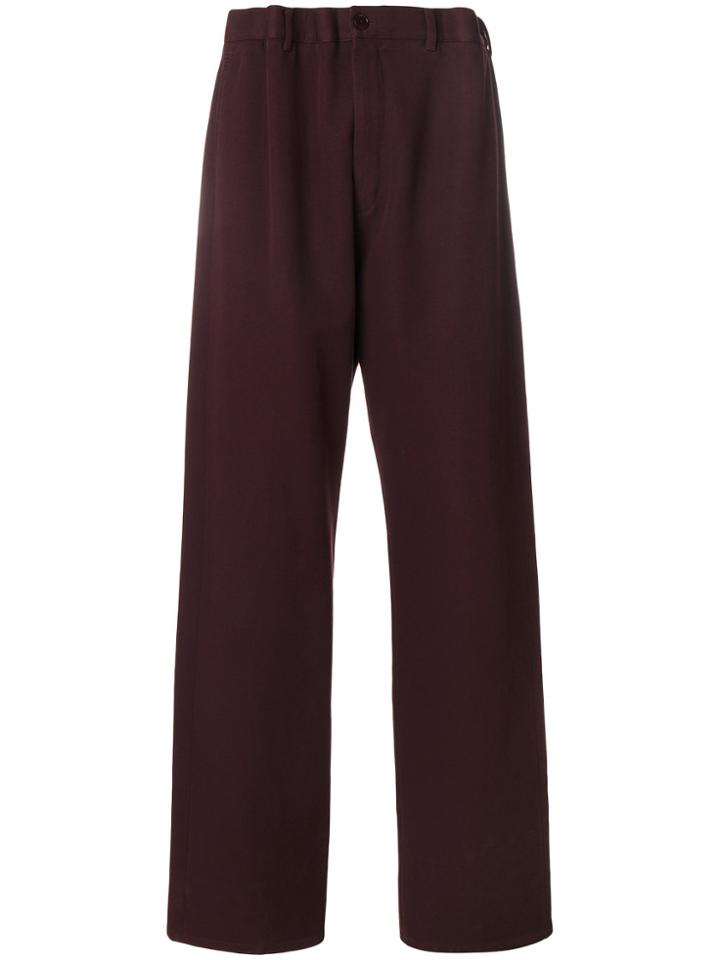 Balenciaga Elasticated Chino Pants - Pink & Purple