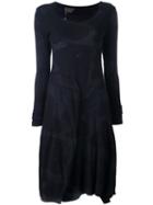Rundholz Longsleeved Jersey Dress, Women's, Size: Xs, Blue, Cotton/wool