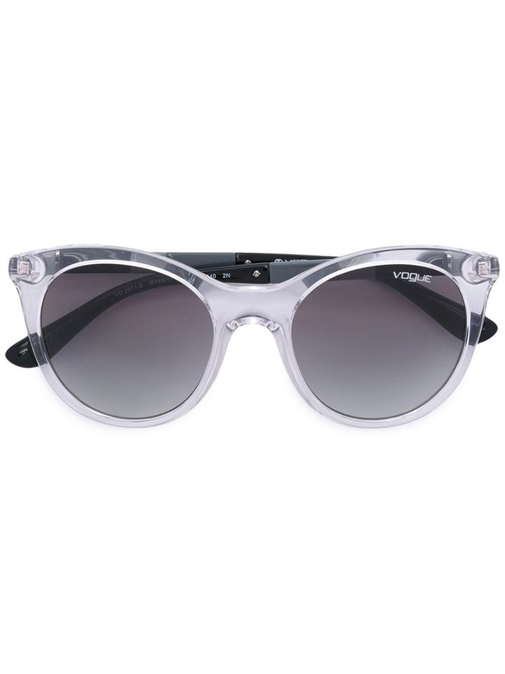 Vogue Eyewear - Round Frame Sunglasses - Women - Acetate - 50, Grey, Acetate