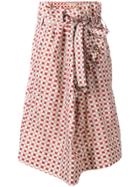 Marni Wrap Checked Skirt - Multicolour