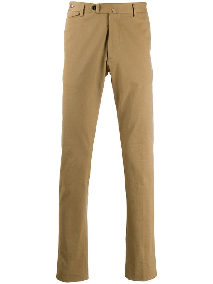 Tagliatore Straight Leg Chinos - Neutrals