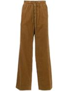Undercover Wide-leg Corduroy Trousers - Brown