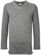 Comme Des Garçons Vintage V-neck Jumper - Grey