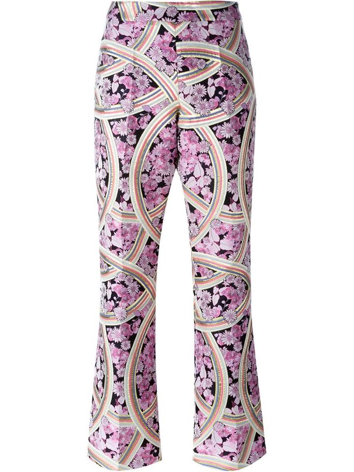 Giamba Printed Flared Trousers