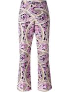 Giamba Printed Flared Trousers