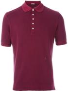 Massimo Alba Tennis Polo Shirt, Men's, Size: Large, Red, Cotton/spandex/elastane