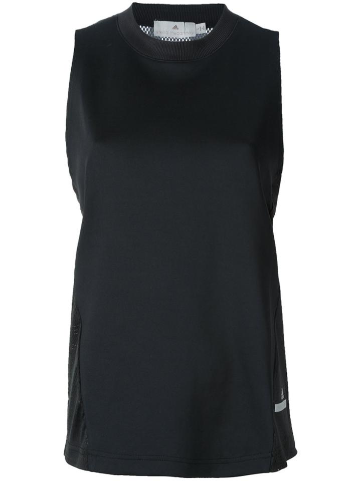 Adidas By Stella Mccartney Mesh Panel Tank Top - Black