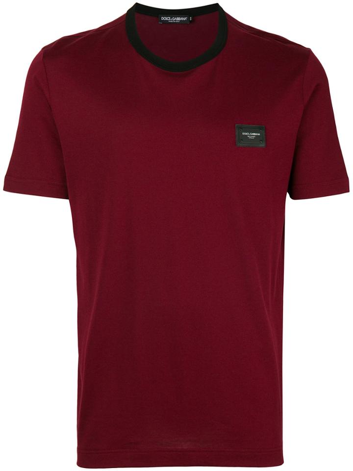 Dolce & Gabbana Crew Neck T-shirt - Red