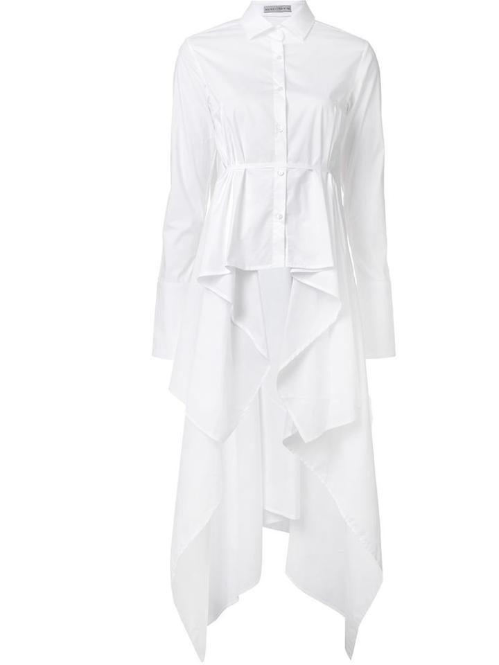 Palmer / Harding Asymmetric Long Shirt, Women's, Size: 2, White, Cotton