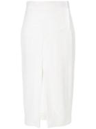 Haider Ackermann Slit Front Pencil Skirt - White