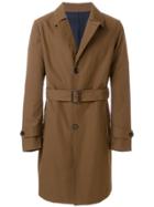 Salle Privée Long Single-breasted Coat - Brown
