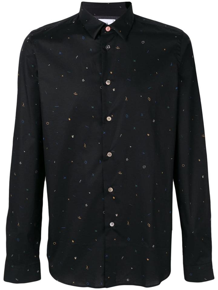 Ps Paul Smith Printed Shirt - Black