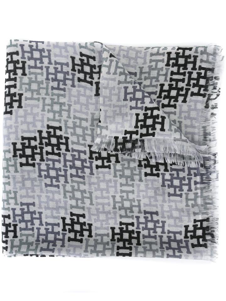 Hemisphere Printed Scarf, Women's, Cashmere