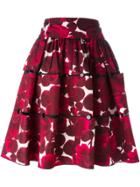 Marc Jacobs Floral Print Skirt - Pink