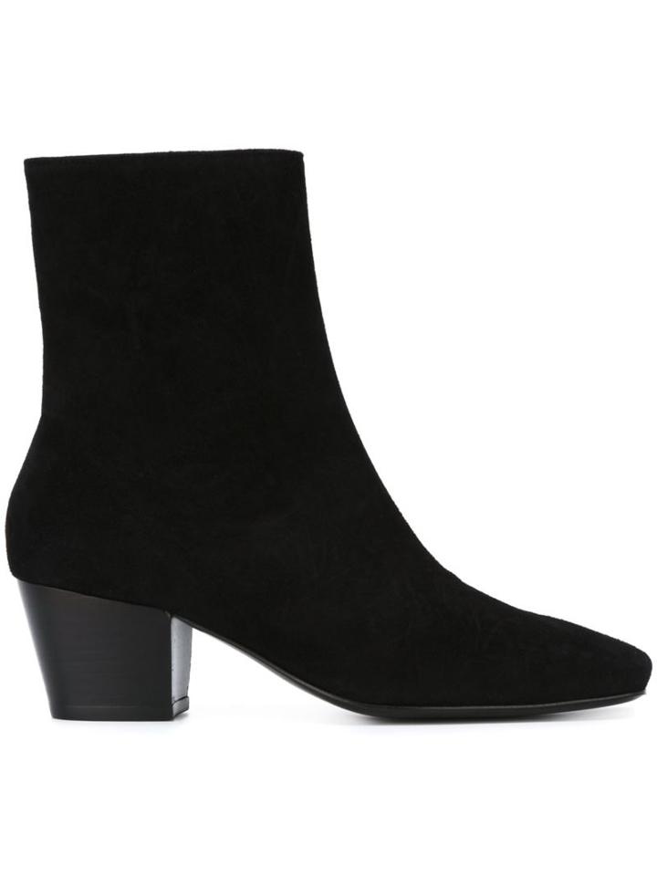 Dorateymur Droop Nose Boots, Women's, Size: 36, Black, Leather/suede