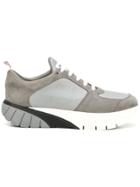 Thom Browne Raised Rubber Sole Running Shoe - Grey