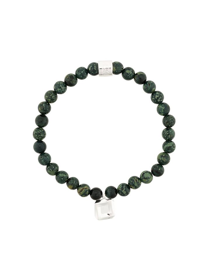 Northskull Obsidian Bracelet - Green