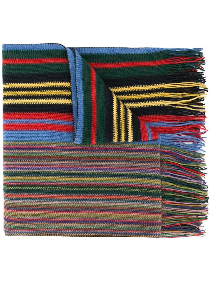 Missoni Cashmere Striped Scarf - Multicolour