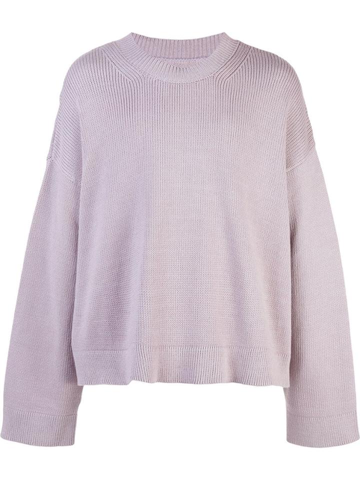 Maison Margiela Slouchy Oversized Sweater - Purple