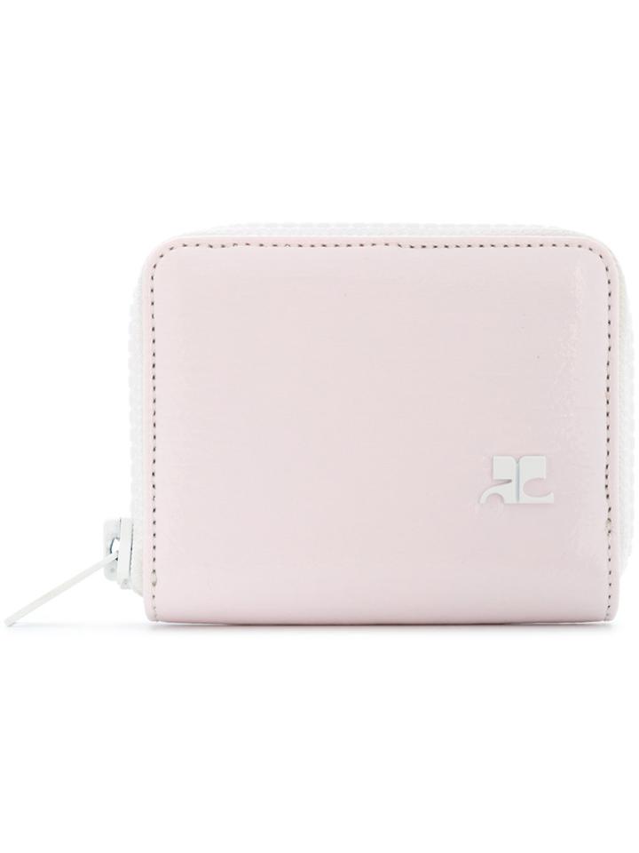 Courrèges All Around Zip Wallet - Pink & Purple
