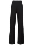 Yigal Azrouel Wide Leg Trousers, Women's, Size: Small, Black, Viscose/spandex/elastane