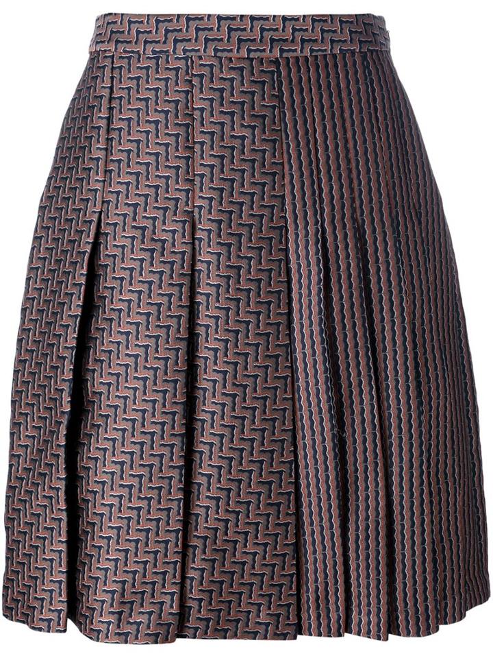 Diane Von Furstenberg High-rise Pleated Skirt