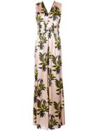 Roksanda Floral Maxi Dress - Pink & Purple