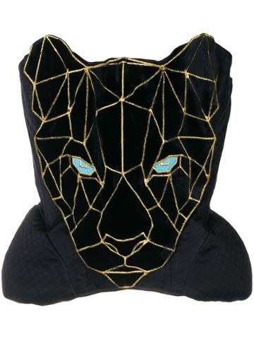 Yuliya Magdych Panther Corset - Black