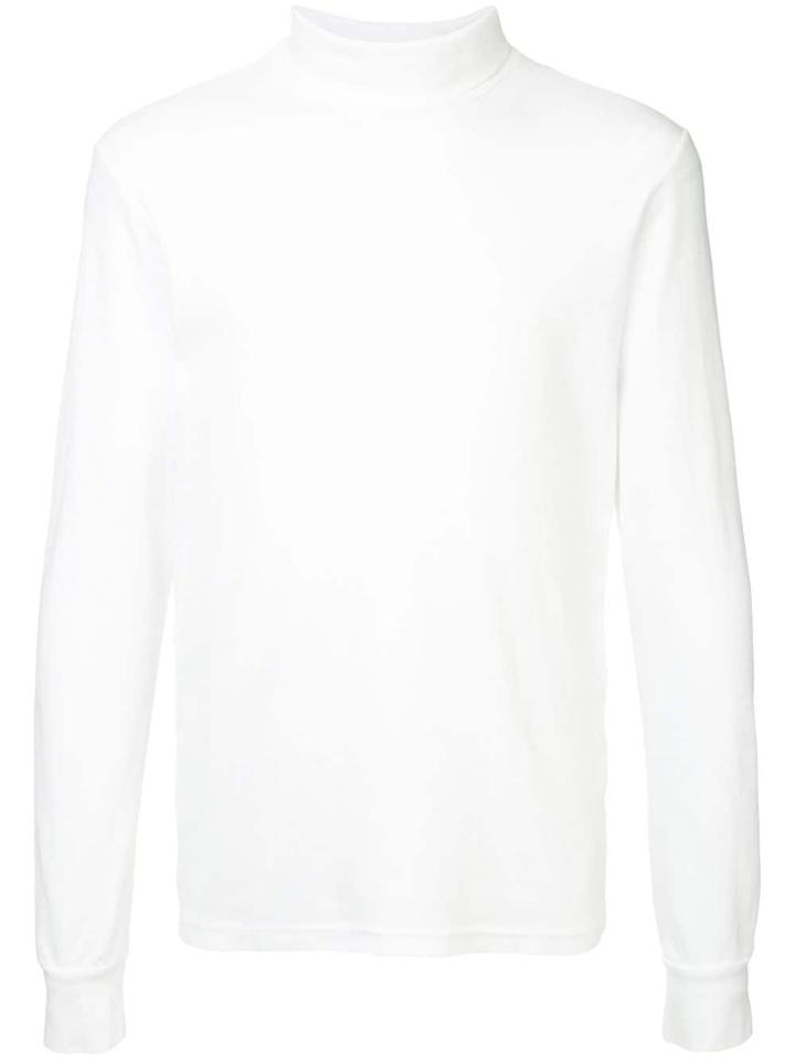 Attachment High Neck T-shirt - White