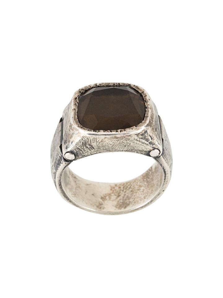 Tobias Wistisen Stone Embellished Ring - Black