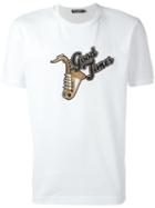 Dolce & Gabbana Good Times T-shirt, Men's, Size: 52, White, Cotton