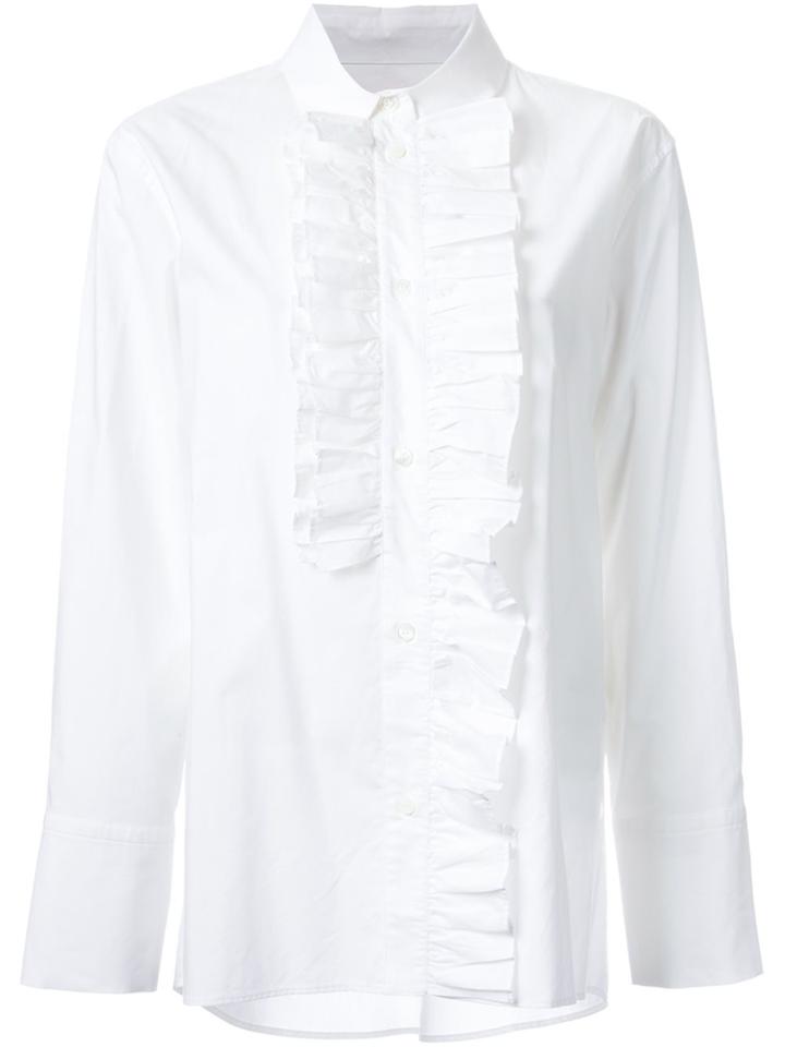 Marni Ruffle Shirt - White