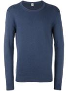 Eleventy Jacquard Round Neck Jumper